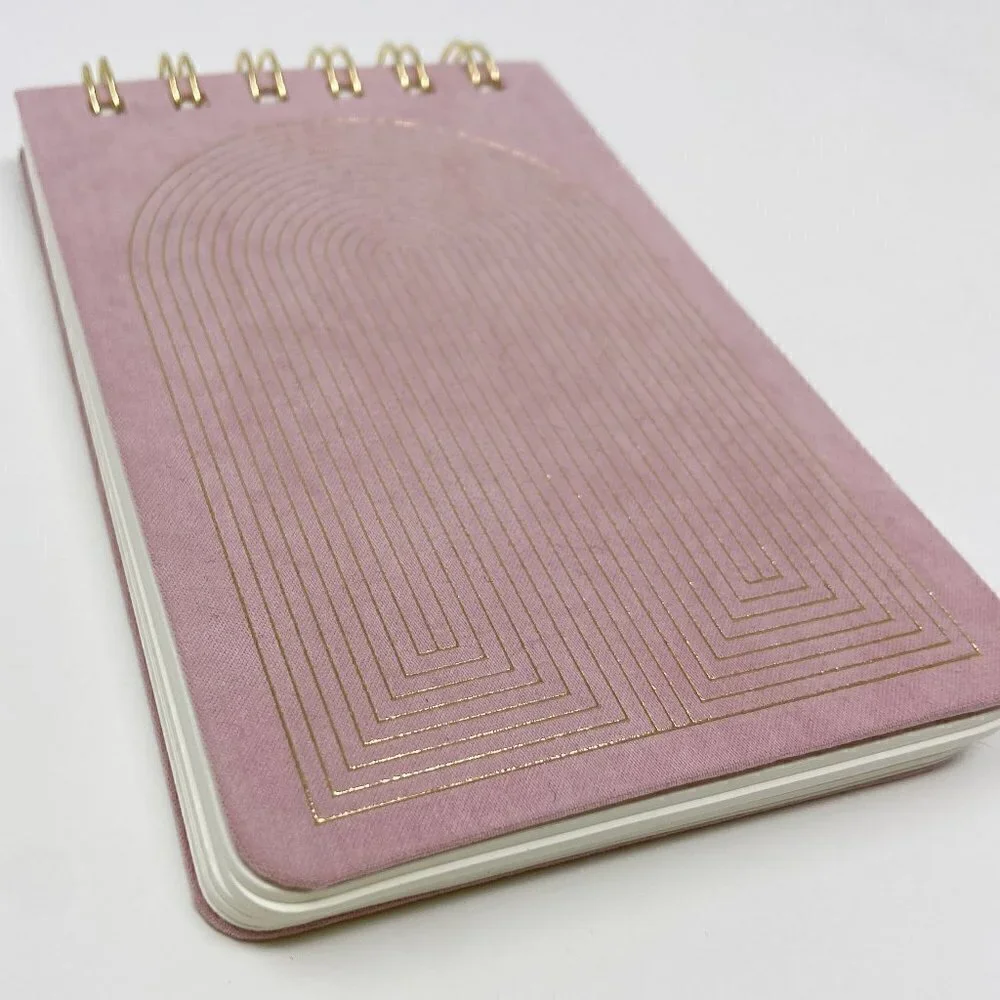 DESIGNWORKS INK | Suede Cloth Covered Notepad - Radiant Rainbow